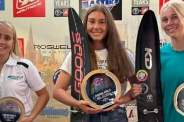 Cristhiana de Osma se colgó la medalla de oro en torneo de esquí acuático desarrollado en Australia