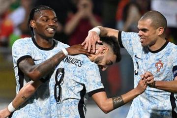 Portugal goleó a Suecia en amistoso