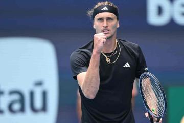 Zverev avanzó a octavos de final en el Masters 1000 de Miami