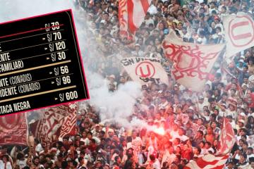 Universitario anunció los precios de las entradas para el choque ante Junior