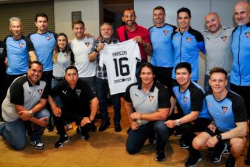 Barcos visitó concentración de LDU y recibió reconocimiento