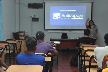 Plantel de Coopsol recibió charla sobre control antidopaje
