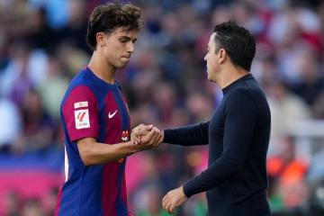 Joao Félix: "Si Xavi se quiere quedar, perfecto porque todos lo quieren"