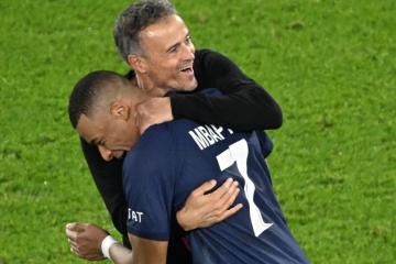 Luis Enrique negó insulto de Mbappé