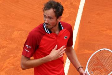 Medvedev fue eliminado en el Masters 1000 de Montecarlo