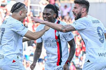 Milan salvó empate ante Sassuolo en el final