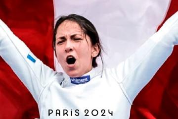 ¡Y ya van 21! Esgrimista María Luisa Doig clasificó a París 2024