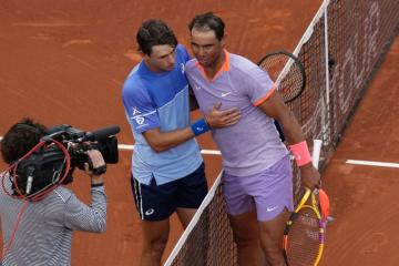 Nadal: "Hoy lo principal no es ganar, sino salir sano del torneo"