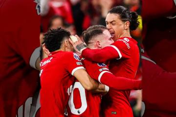Liverpool derrotó a Sheffield United y es puntero absoluto de la Premier League