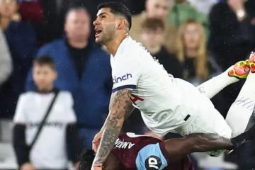 Tottenham igualó a uno con West Ham y continúa peleando en la Premier League