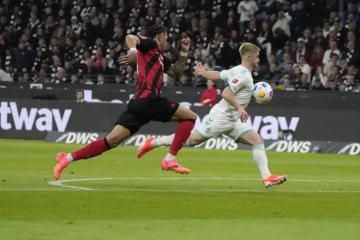 Werder Bremen igualó 1-1 con Eintracht Frankfurt por la Bundesliga