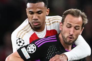 (FOTOS) Arsenal igualó 2-2 con Bayer Múnich por los cuartos de final de la UCL