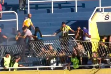 Rosario Central denunciará a hinchas que ocasionaron desmanes frente a Peñarol