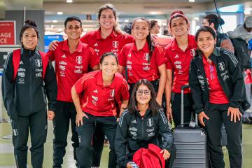 Selección peruana femenina ya está en Costa Rica para disputar amistosos