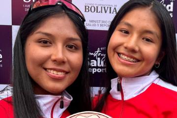 Castillo y Gómez consiguieron medalla de bronce en vóley playa en Sucre 2024