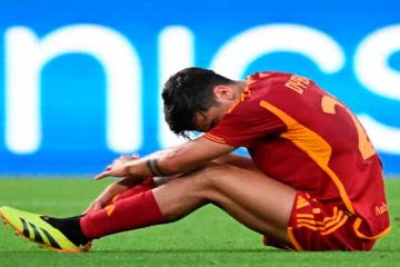 Paulo Dybala se lesionó y es duda de cara al choque ante Bayer Leverkusen