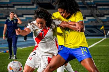 Perú cerró con derrota ante Brasil en Sudamericano femenino U20