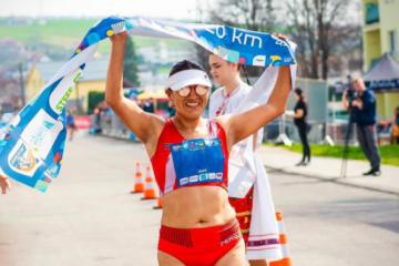 Evelyn Inga ganó la medalla de oro en el Campeonato Iberoamericano de marcha atlética
