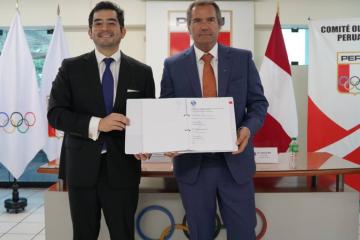 Manyari: "Hemos firmado el acuerdo para realizar unos inolvidables Juegos Panamericanos Lima 2027"