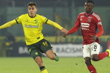 Def. y Justicia igualó 1-1 con DIM por la Sudamericana