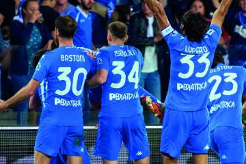 Empoli venció a la Roma y evitó el descenso en la Serie A