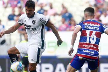 ¡Atención, cremas! Botafogo igualó 1-1 con Fortaleza por el Brasileirao