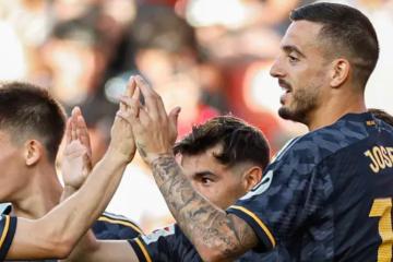 Real Madrid goleó por 4-0 a Granada y le saca lustre al título de Laliga
