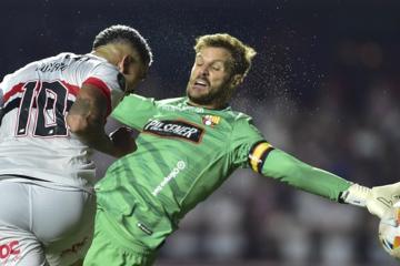 Sao Paulo empató sin goles ante Barcelona SC en la Libertadores