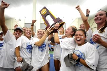 Lucciana Pérez se coronó campeona con la Universidad de Texas