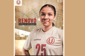 ¡Seguirá en la U! Estrella Bustamante también renovó con Universitario
