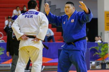 Judoka mundialista Tatsuru Saito fue la gran atraccion del Open Panamericano Lima 2024