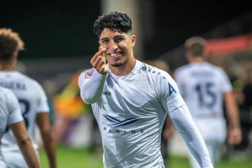 ¡Sigue anotando! Luis Iberico convirtió en empate del Riga FC en amistoso