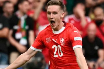 ¡Con el pie derecho! Suiza venció 3-1 a Hungría por la Eurocopa