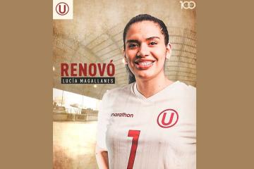 ¡Se queda en la U! Lucía Magallanes renovó y seguirá luciendo la crema en la LNSV