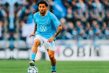 Con Sergio Peña como titular, Malmö igualó sobre la hora en la liga sueca