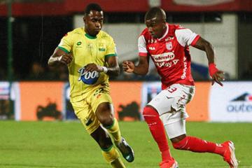 Bucaramanga venció a Santa Fe en la final de ida del Apertura de Colombia