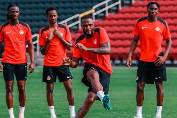 Canadá tuvo su último entrenamiento antes de enfrentar a Argentina