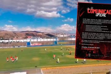 ¡Vergonzoso! Reserva de Melgar no jugó en Jauja porque estadio se encontraba en deplorables condiciones