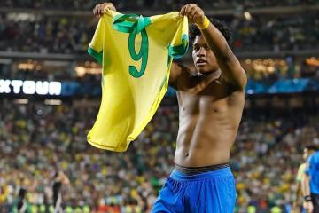 Endrick: "Cuando Dios y Dorival quieran colocarme, daré mi vida por Brasil"