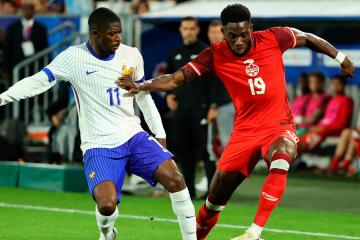 Francia y Canadá igualaron sin goles en su último amistoso de preparación