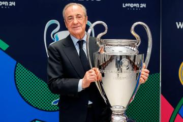Florentino Pérez: “Es una historia de amor entre el Real Madrid y la Copa de Europa”