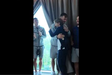 Luka Modric fue recibido con Himno de la Champions en Croacia