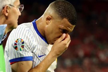 Mbappé no necesita operación inmediata tras su fractura de nariz