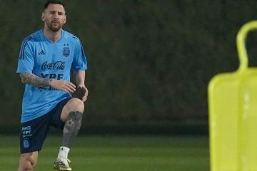 Messi se sumó al seleccionado argentino