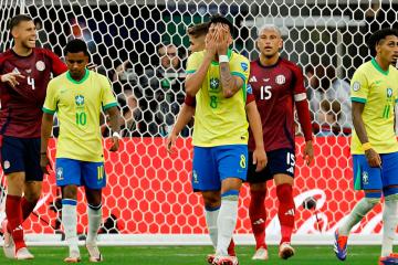 (FOTOS) ¡No pudo romper la muralla 'tica'! Brasil igualó 0-0 ante Costa Rica