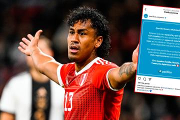 Compañía ofreció seguro gratuito a Renato Tapia para jugar la Copa América