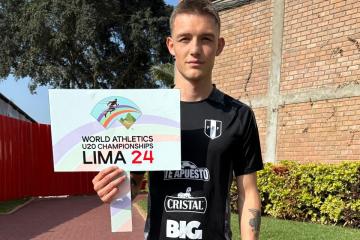 Seleeccionados apoyan apoyan el Mundial de atletismo U20