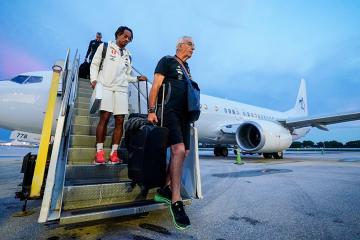 (FOTOS) Selección peruana llegó a Miami para enfrentar a Argentina