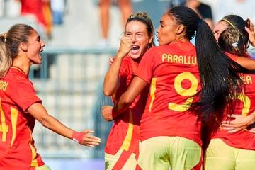 París 2024: España venció a Brasil en fútbol femenino