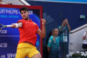 Alcaraz avanzó a los octavos de final de los Juegos Olímpicos